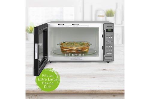 Panasonic Microwave Oven NN-SD945S Stainless Steel Countertop/Built-In with Inverter Technology and Genius Sensor