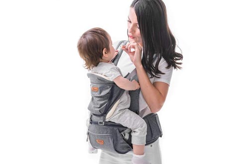 SUNVENO Baby Hipseat Ergonomic Baby Carrier Soft Cotton 3in1 Safety Infant Newborn Hip Seat for Outdoor Travel