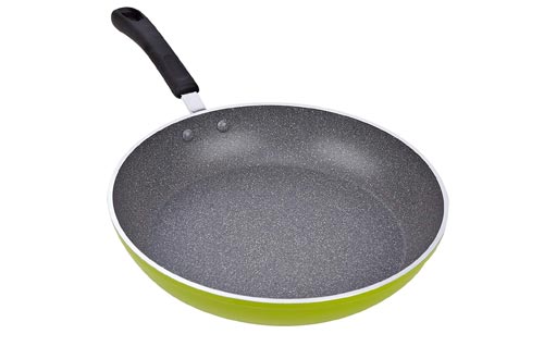 Cook N Home 02404 12-Inch Frying Pan with Non-Stick Coating Induction Compatible Bottom