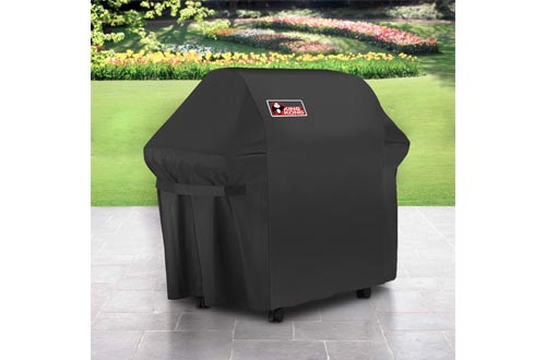 Kingkong Gas Grill Cover 7553 | 7107 Cover for Weber Genesis E and S Series Gas Grills Includes Grill Brush