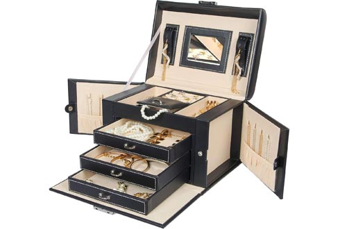 Homde Necklace Ring Storage Jewelry Boxes