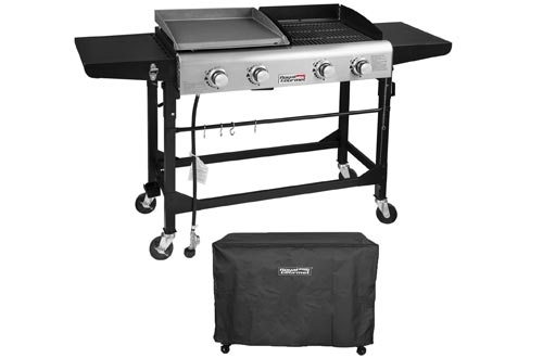 Royal Gourmet Portable Propane Gas Grill and Griddle Combo