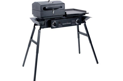 Blackstone Grills Tailgater – Portable Gas Grill and Griddle Combo