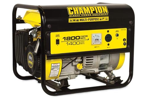 Champion 42432 1400 Watt Quiet Recoil Start EPA Certified & CARB Compliant Gas Powered Portable RV & Home Generator
