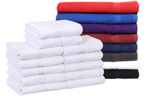 Cotton Towels 12- Pack by Gold Textiles