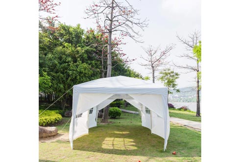 VINGLI 10X20 Feet Pop Up Canopy Tent Patio Event Gazebo Beach Tent