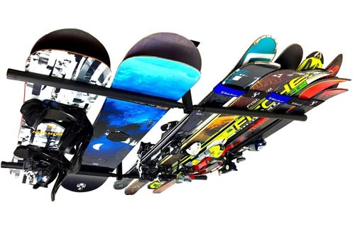 StoreYourBoard Ski and Snowboard Ceiling Storage Rack