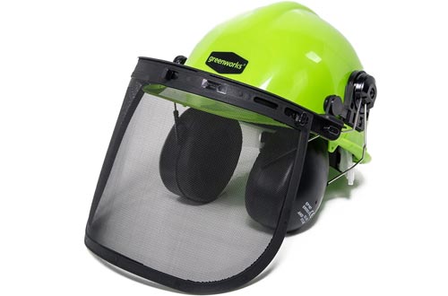  Greenworks Chainsaw Safety Helmet with Earmuffs GWSH0