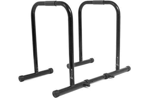  ProsourceFit Dip Stand Station, Heavy Duty Ultimate Body Press Bar with Safety Connector for Tricep Dips