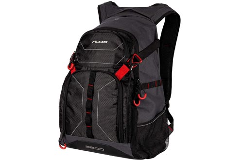  Plano E-Series 3600 Tackle Backpack, Includes Three 3600 Tackle Storage Stows, Black