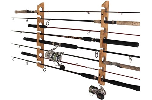 Rush Creek Creations Fishing Rod/Pole Storage Wall/Ceiling Rack