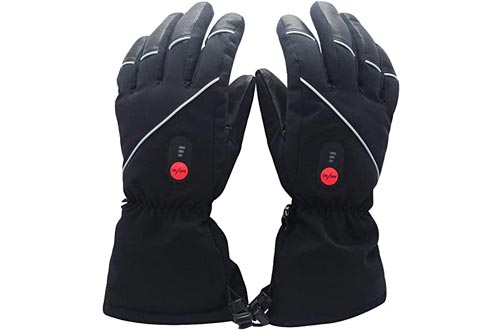 Savior Heated Gloves for Men Women, Electric Heated Gloves,Heated Ski Gloves