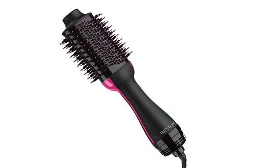  Revlon One-Step Hair Dryer And Volumizer Hot Air Brush, Black