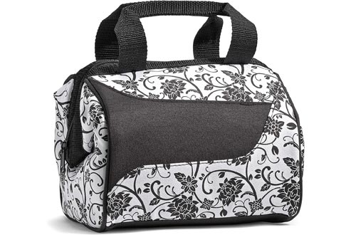Fit & Fresh Insulated Lunch Bag, Downtown Ebony Floral