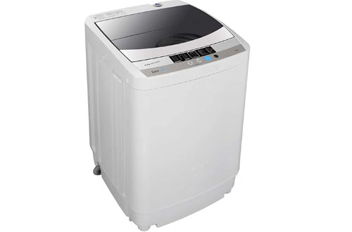 ZENSTYLE Full-Automatic Multifunctional Washing Machine Portable Compact 10 LB Top Load Laundry Washer/Spinner w/Drain Pump