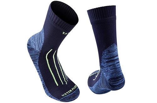 Tanzant Waterproof socks trekking, high performance lightweight breathable waterproof socks for men hiking cycling kayaking