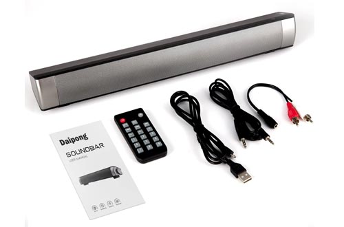 Sound Bar TV Soundbar Wired and Wireless Bluetooth Home Theater TV Speaker, Surround Sound Bar for TV, PC, Cellphone