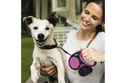 FLEXI Comfort Retractable Dog Leash in Pink