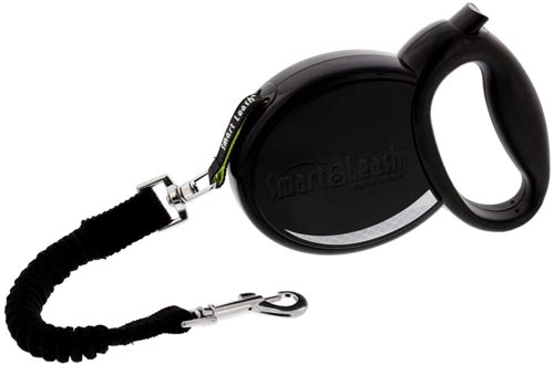 SmartLeash Retractable Dog Leash - Heavy Duty Dog Leash Auto-Locks Like a Seatbelt for Worry-Free Walks - One Button Brake & Lock
