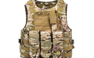 FixtureDisplays Tactical Molle Airsoft Vest Paintball Combat Soft Vest