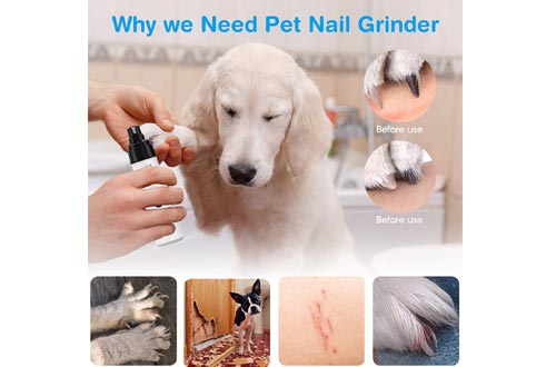 Electric Dog Nail Trimmer Clipper