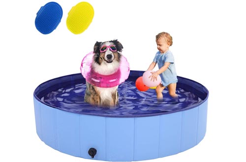 RQN Portable Pet Pool for Kid Baby Pet Dog Cat