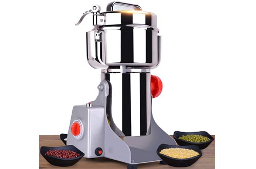 CGOLDENWALL 700g Safety Upgraded Electric Grain Grinder Mill