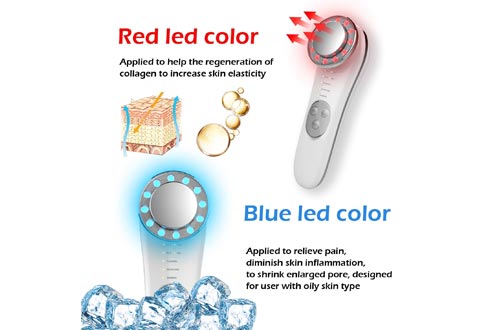 LED Blue & Red Light Wave - Lift & Firm Tighten Skin Wrinkles