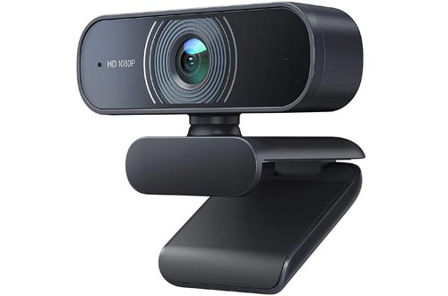 Victure Webcam with Dual Microphones, 1080P Full HD Streaming Webcam for PC