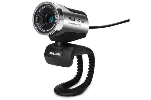 AUSDOM AW615 Computer Camera with Microphone USB Web Cam