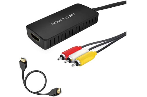 HDMI to Composite Video Audio Converter Adapter