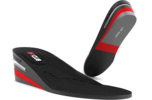 6FT CLUB Height Increase Insole 3 Layers Adjustable Elevation