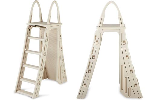 Confer Plastics Above Ground Adjustable Pool Roll-Guard Safety Ladder