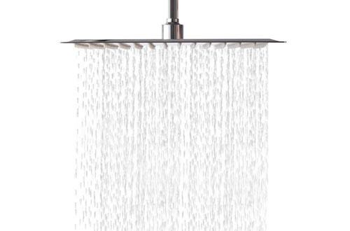 Lordear 12 Inch Rainfall Shower Head Solid Square