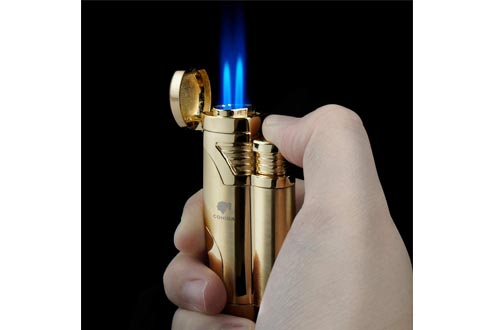 Cigar Torch Lighter with Punch Butane Refillable Lighters