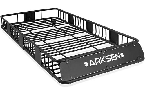 ARKSEN 84"x 39"x 6" Universal Roof Rack Cargo Extension Car Top Luggage Holder