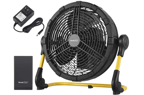 Geek Aire Fan, Battery Operated Floor Fan