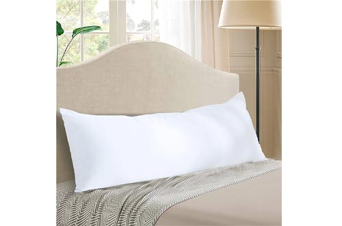 EVOLIVE Ultra Soft to Medium Density Microfiber Body Pillow