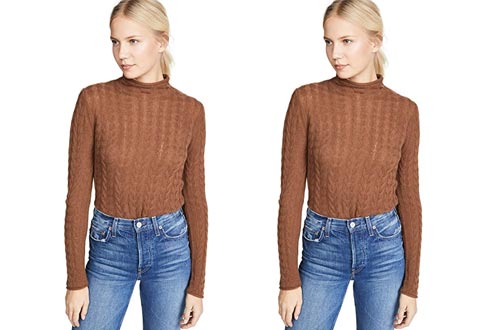 Theory Women's Cable Cashmere Sweater