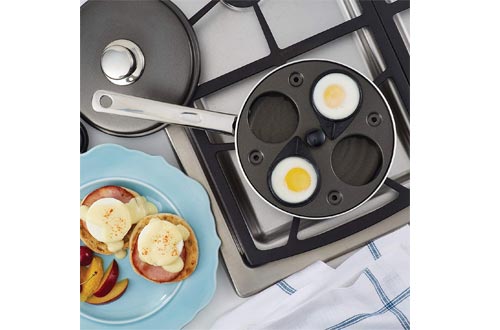 Farberware Nonstick Dishwasher Safe Egg Poacher Pan