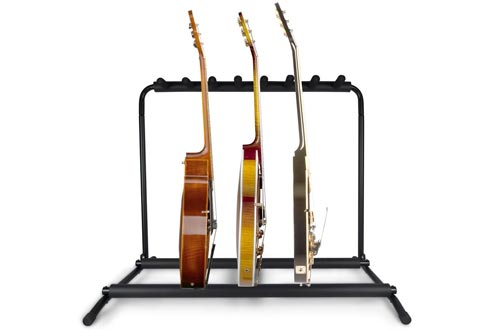 Pyle Multi Guitar Stand 7 Holder Foldable Universal Display Rack