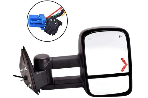 DEDC Tow Mirrors Side Mirrors Towing Mirrors Power Heated 