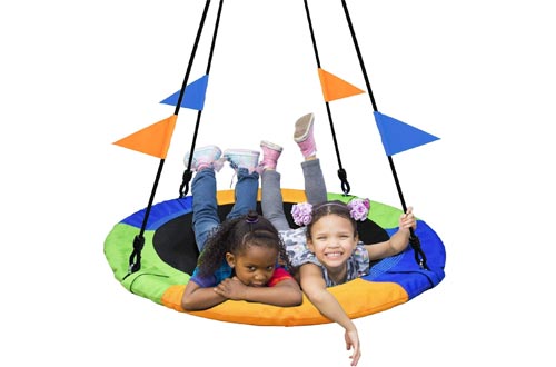PACEARTH 40 Inch Saucer Tree Swing